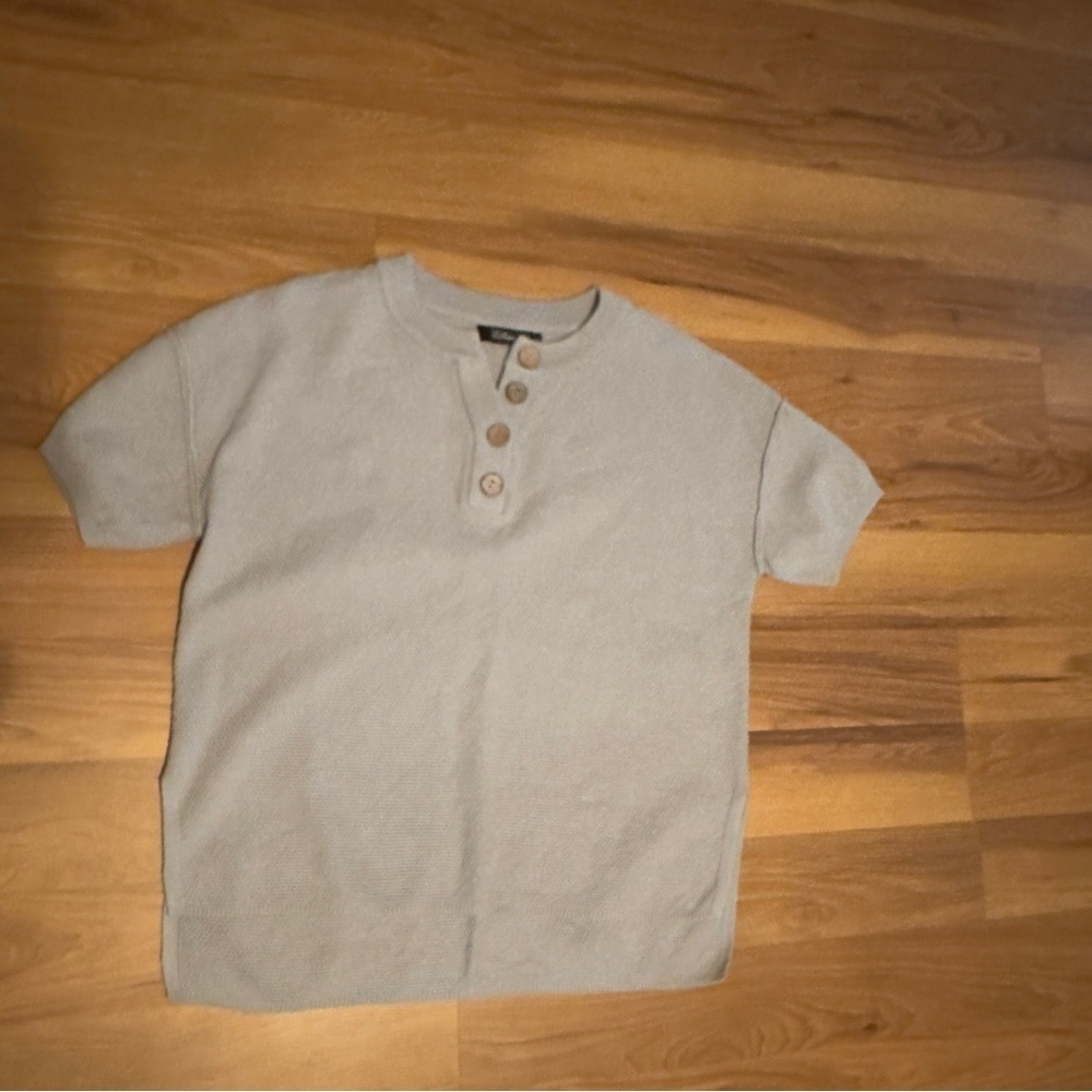 Women's Beige Button Down Shirt